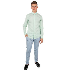 Network Shirt Men size L Light Green